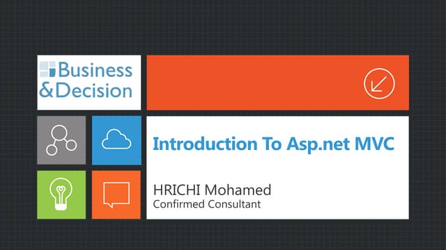 Asp.net MVC training session