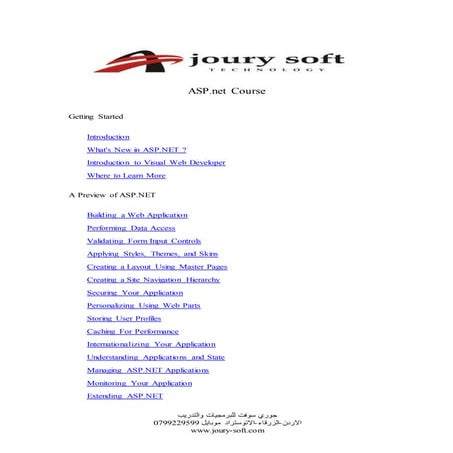ASP.NET Online Course in Jordan 