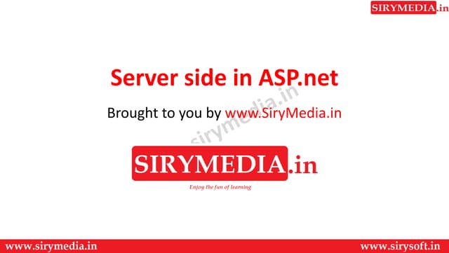 Asp.net  server control