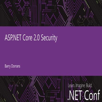 Asp.net core 2.0 security and identity | PPT