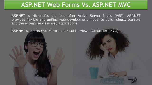 ASP.NET Web Forms Vs. ASP.NET MVC