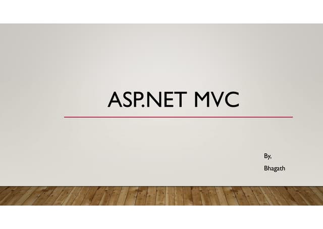Asp.net mvc basic introduction
