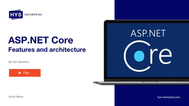 “ASP.NET Core. Features and architecture” 