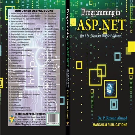 ASP.NET Programming by Dr P RIzwan Ahmed | PDF