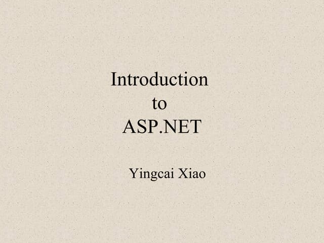 Asp net