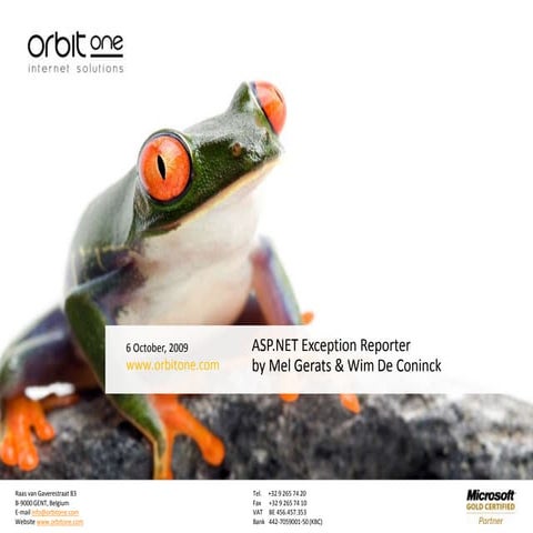 Asp.net exception reporter