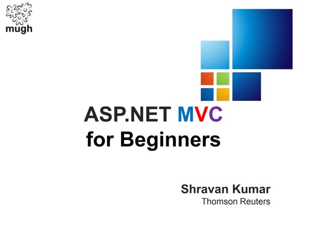 ASP.NET MVC for Begineers