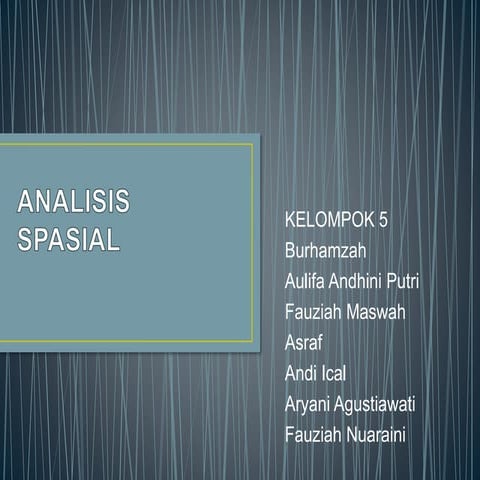 Analisis Spasial | PPTX