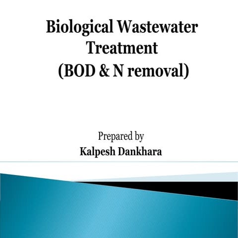 Activated Sludge Process and biological Wastewater treatment system