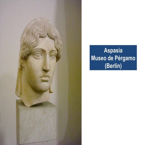 Aspasia na arte.  Unha precursora do feminismo