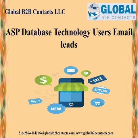 Asp database technology users email leads