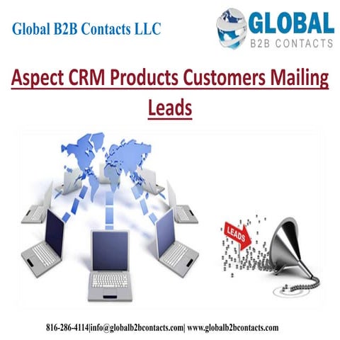 Aspect crm products customers mailing leads