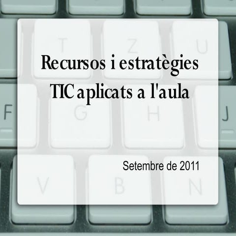 Aspectes organitzatius