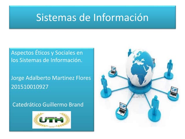 Aspectos eticos y sociales sistemas...