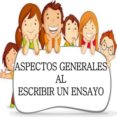 Aspectos generales al escribir un ensayo