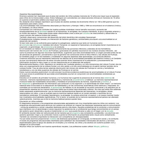 Aspectos neuropatológicos