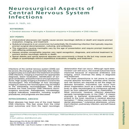 Aspectos neuroqx de infeccion del snc 2012