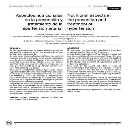 Aspectos nutricionales