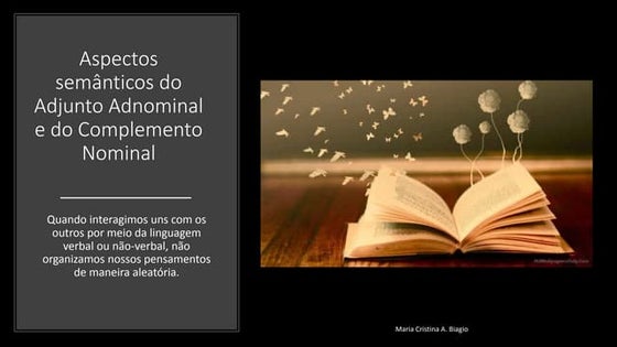 Complemento nominal | PPT