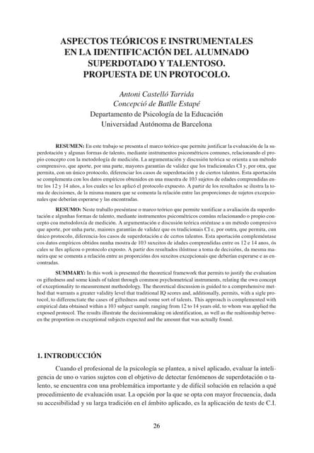 Aspectos teóricos e instrumentales ...