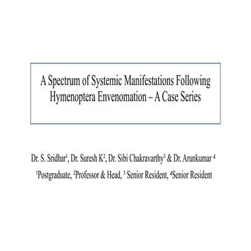 A Spectrum of Systemic Manifestations - WASP STING.pptx