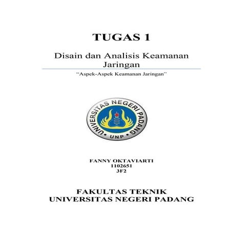 Aspek-Aspek Keamanan Jaringan