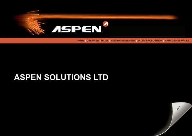 Aspen Managed Services Presentation
