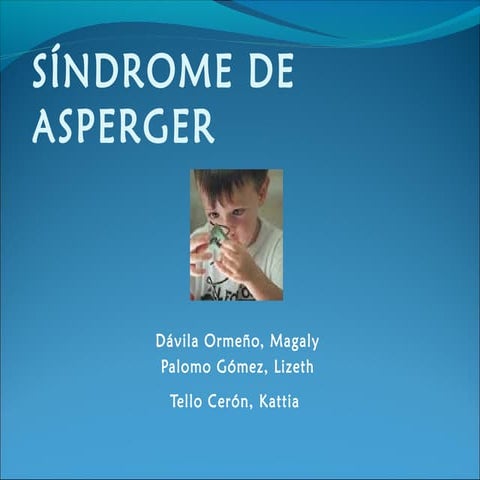 Escala australiana para sindrome de Asperger | PDF