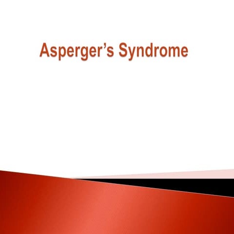 Asperger's Syndrome