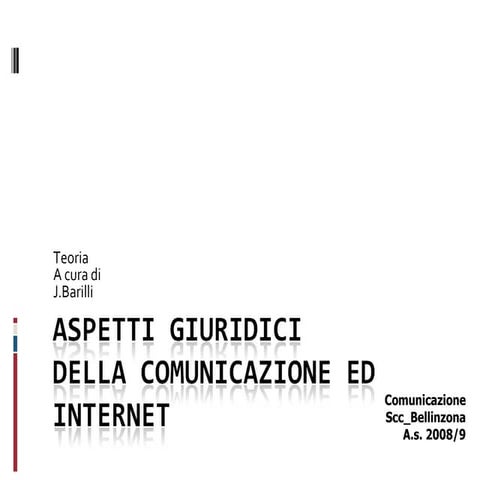 Aspetti Giuridici E  Internet