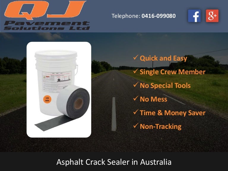 Asphalt Crack Sealer in Australia