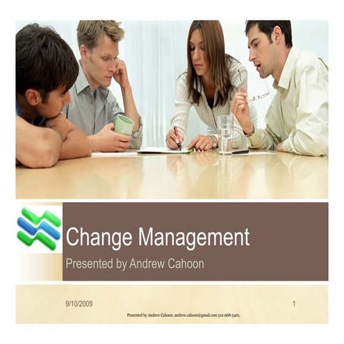 Change Management Workshop
