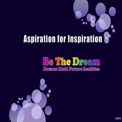 Aspiration For Inspiration