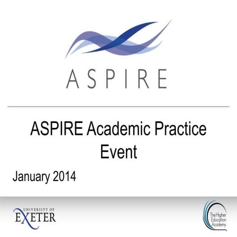 The Flipped Classroom - ASPIRE EVENT