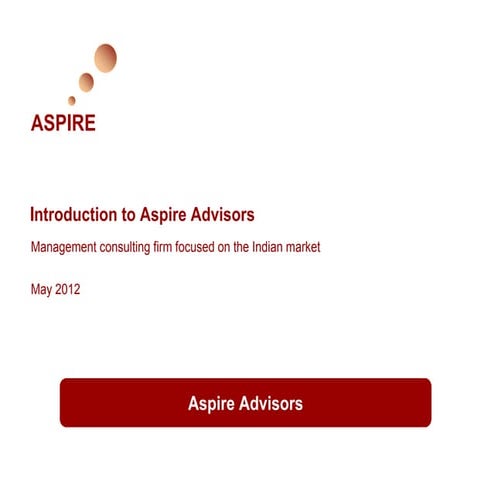 Aspire profile may 2012