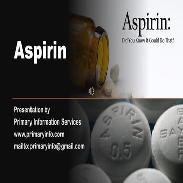 Aspirin | PPT