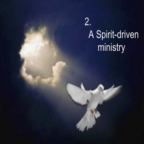 A Spirit Driven Ministry