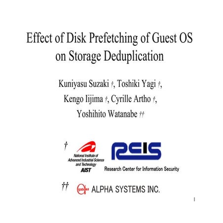 ASPLOS2011 workshop RESoLVE "Effect of Disk Prefetching of Guest OS "