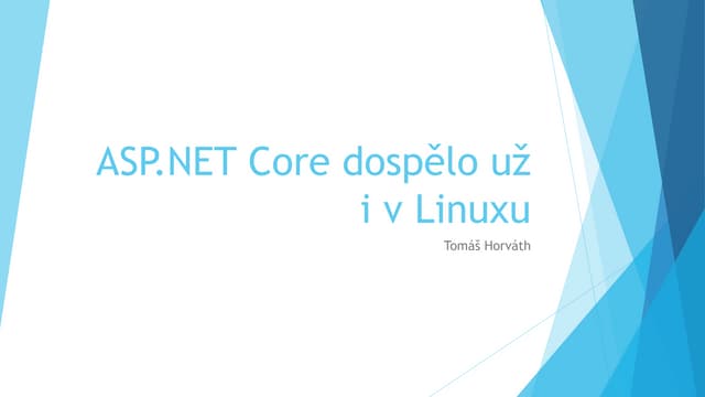 ASP.NET Core dospělo už i v Linuxu