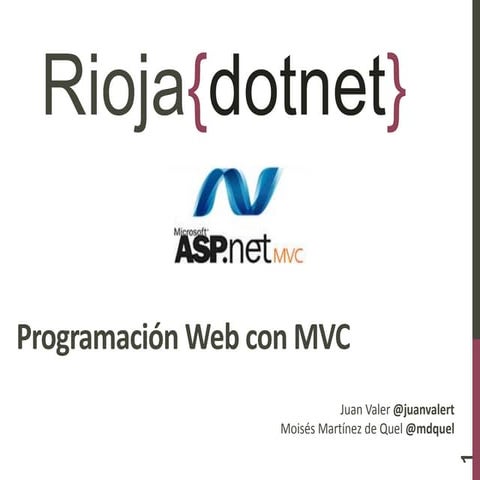 ASP .NET MVC: Desarrollo web con el patrón MVC