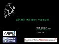 ASP.NET MVC Best Practices