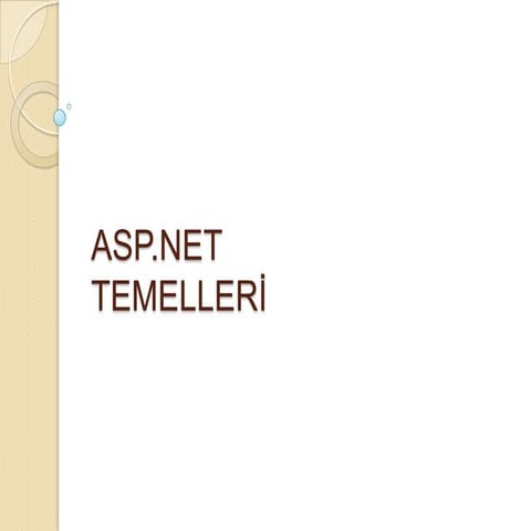 Aspnet temelleri