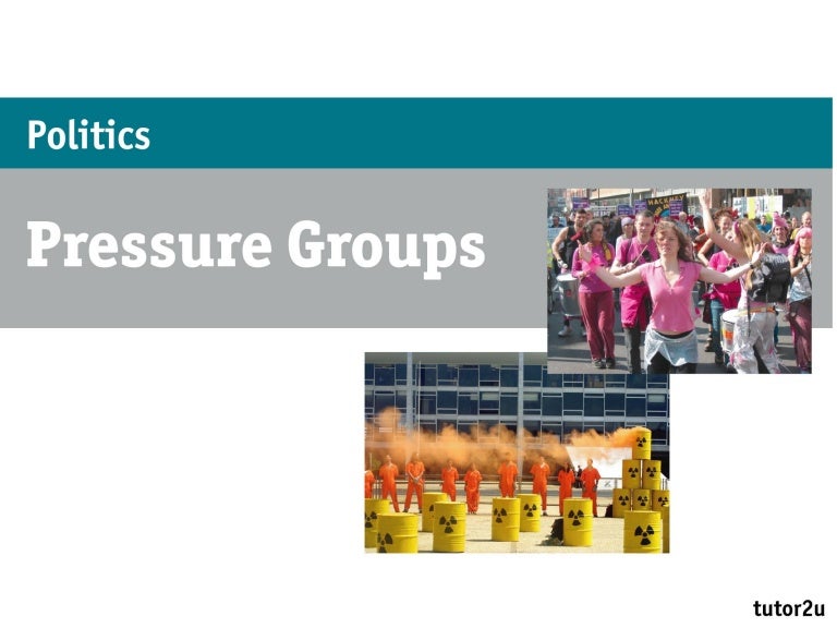 Types Of Pressure Groups