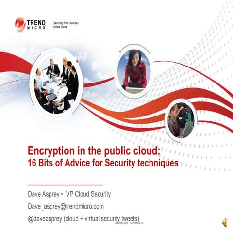 Encryption in the Public Cloud: 16 Bits of Advice for Security Techniques