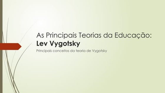 Teoria De Vygotsky Teoría De Vygotsky By Dayanara Castillo On Prezi