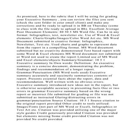 As promised, here is the rubric that I will be using for grading you.docx