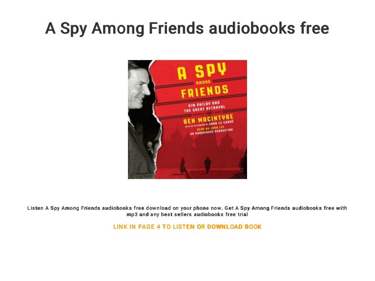 A spy amongst friends book - lcwes