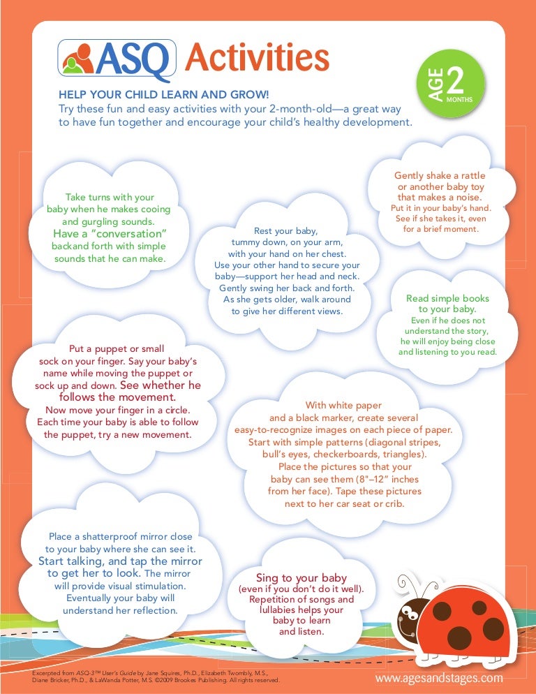 Asq 3 parent activities