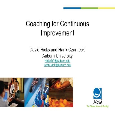 Coaching for Continuous Improvement