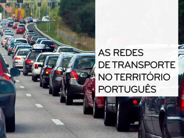 As redes de transporte no territóri...